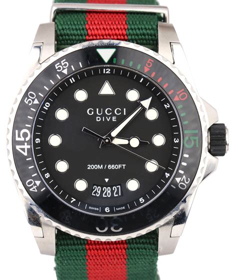 gucci dive bio|gucci dive watch bands.